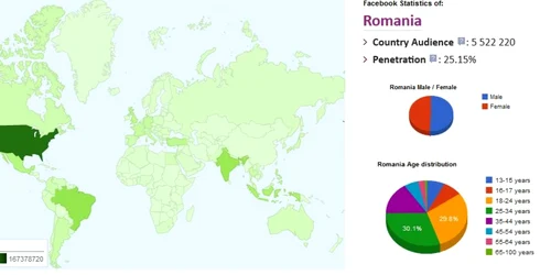 Statistici Facebook graph search 