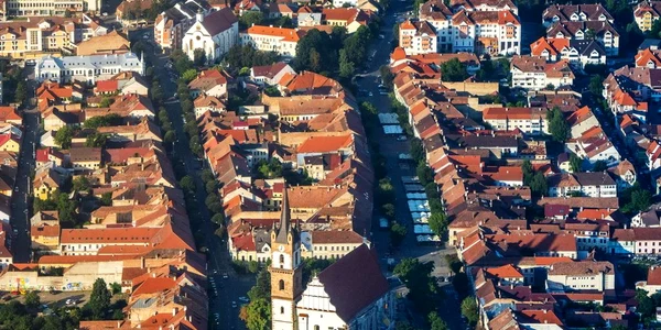 Orașul Bistrița văzut de sus FOTO timponline.ro