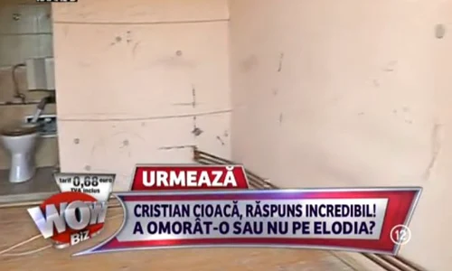 Echipa Kanal a pătruns în apartamentul în care au locuit Elodia şi Cristian  Dormitorul este distrus acum (captură: Kanal D) jpeg