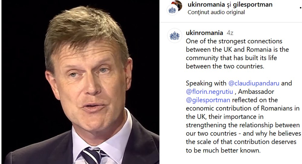 „Trebuie să spunem acest lucru mai răspicat”: mesajul ambasadorulului britanic despre românii din UK