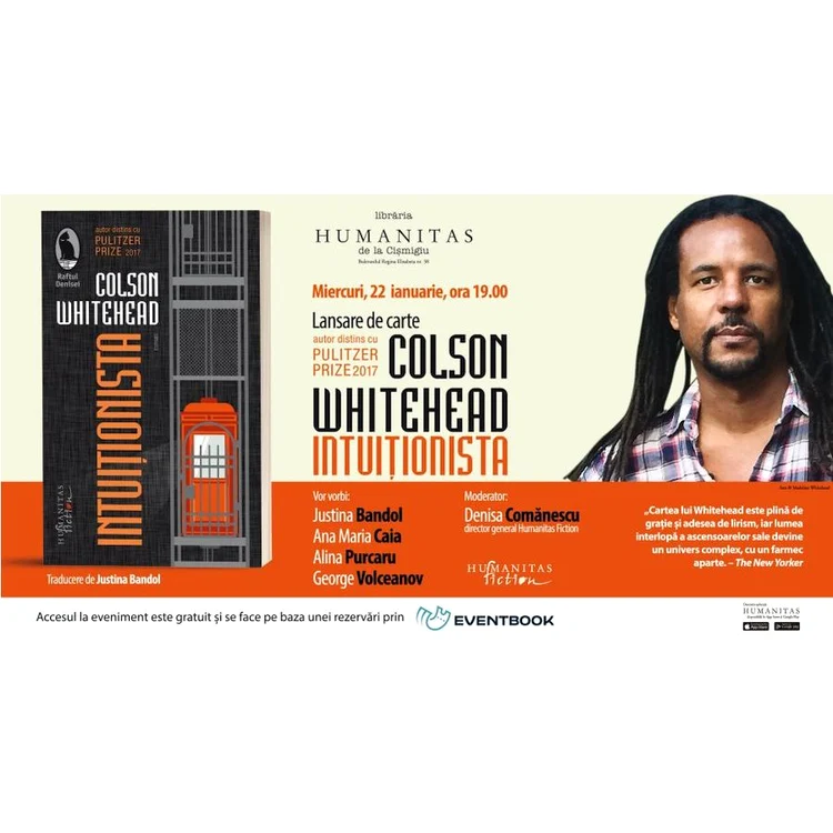 Lansare de carte: „Intuiționista“, de Colson Whitehead jpeg