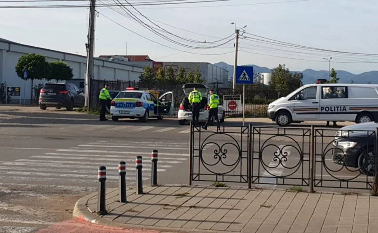 Accidentul a avut loc pe o trecere de pietoni din Alba Iulia FOTO Adevărul