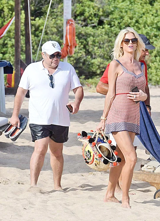 Ca doi porumbei, Maurice Dabbah (1,63 metri) alături de cei 1,80 m ai Victoriei Silvstedt