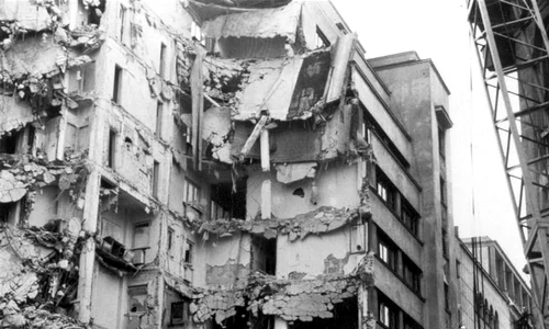 1977   România a fost afectată de un cutremur devastator, cu magnitudinea de 7, 3 grade pe scara Richter jpeg