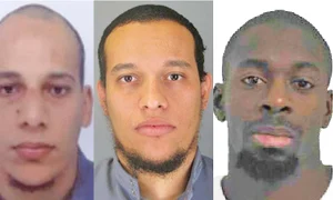 Trei indivizi au ţinut o ţară întreagă în teroare timp de  54 de ore şi au ucis 17 oameni  jpeg