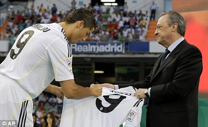 Cristiano Ronaldo a fost cel mai scump transfer realizat de Florentino Perez