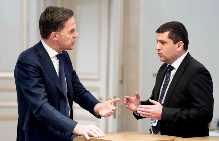 Radu Miruță s-a întâlnit cu Mark Rutte FOTO: Facebook/ Radu Miruță
