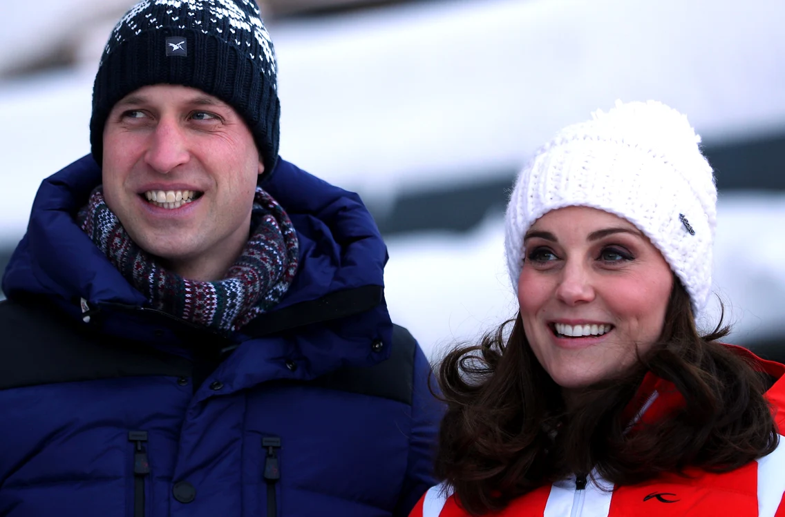 Kate, William, schi, Franța, 2016, GettyImages 