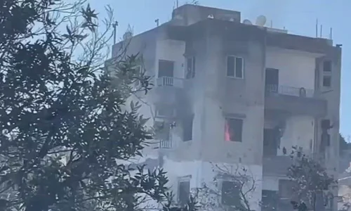 RusWar Israeli Air Force bombed the House of Russian Culture in Nabatiyeh VnVn0y mp4 thumbnail png