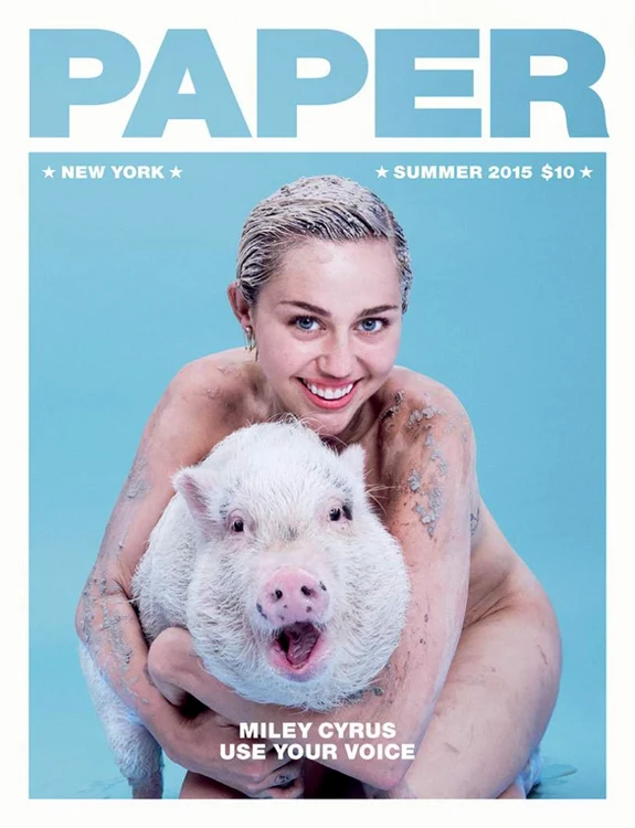miley cyrus paper