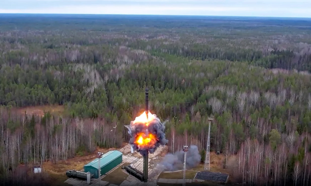 Imagine de la testele nucleare desfășurate de Rusia FOTO Profimedia 