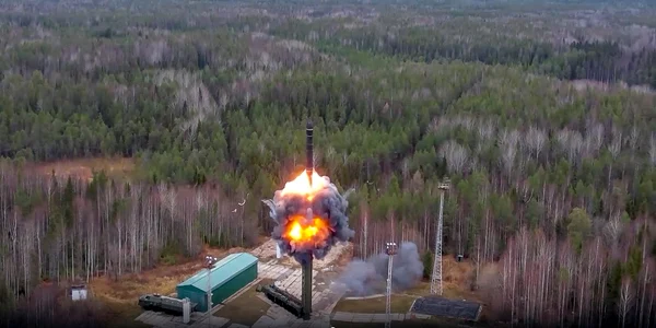 Imagine de la testele nucleare desfășurate de Rusia FOTO Profimedia 