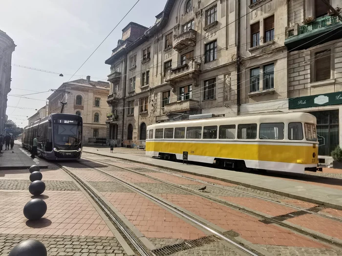 Retroparada tramvaielor în Timișoara FOTO Ștefan Both