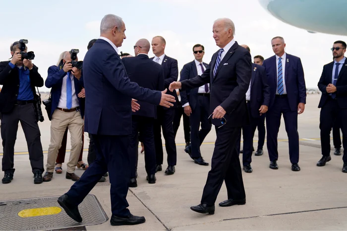 Întâlnirea de gradul 3 dintre premierul Benjamin Netanyahu şi preşedintele Joe Biden.FOTO:Profimedia
