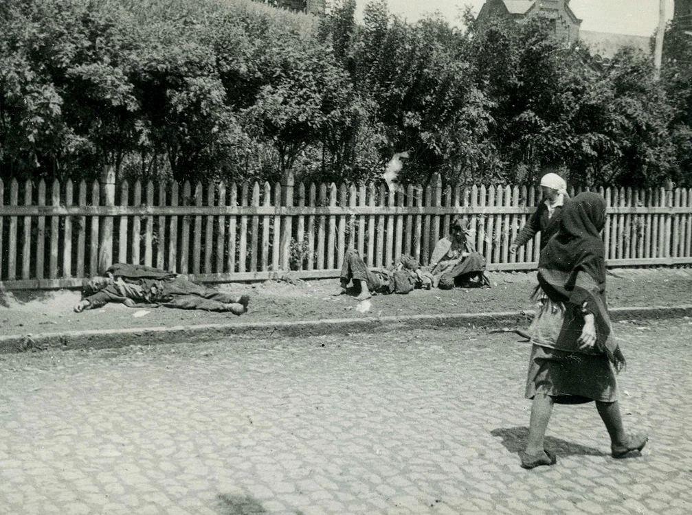 Oamenii mureau pe străzile din Harkov FOTO wikipedia