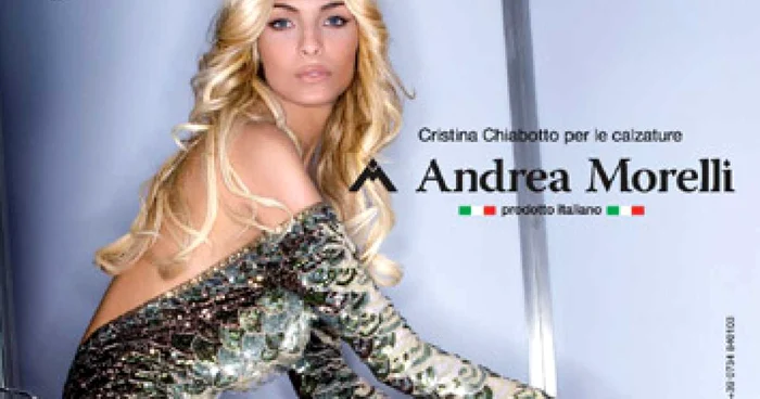 Cristina Chiabotto este imaginea casei Andrea Morelli