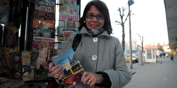 Valentina Trif şi-a achiziţionat ghidul turistic în jurul orei 7.00