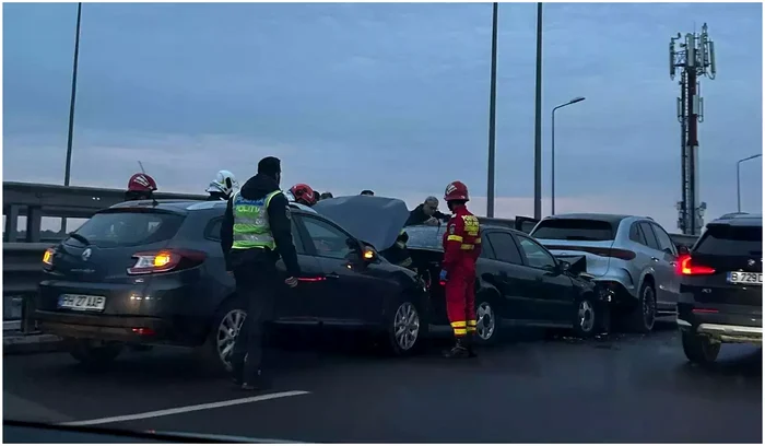 Coloană de 2 km pe A3, la Voluntari. 