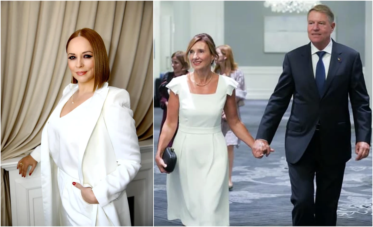 Andreea Marin si Carmen Iohannis, imbracate de Eli Laslean jpg