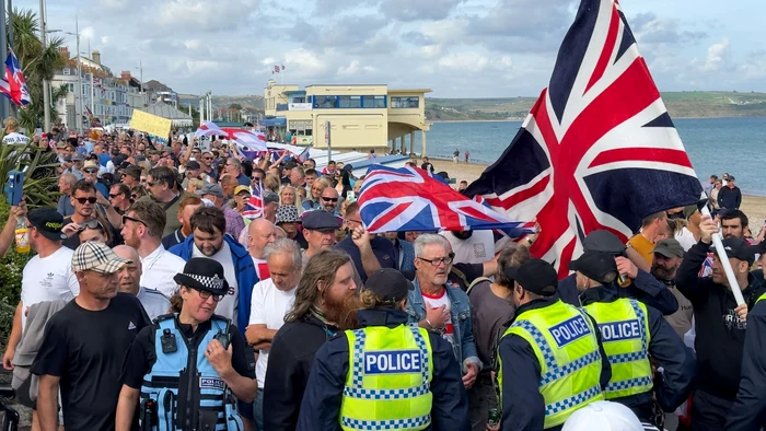 Protestele antiimigrație continuă în Marea Britanie FOTO PROFIMEDIA