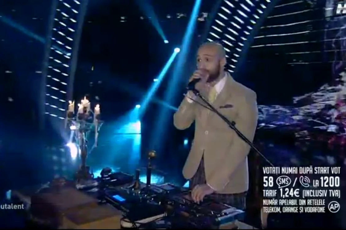 Denis Bolborea a făcut senzaţie la "Românii au talent", semifinala 5 şi a fost votat de juriu pentru premiul de originalitate