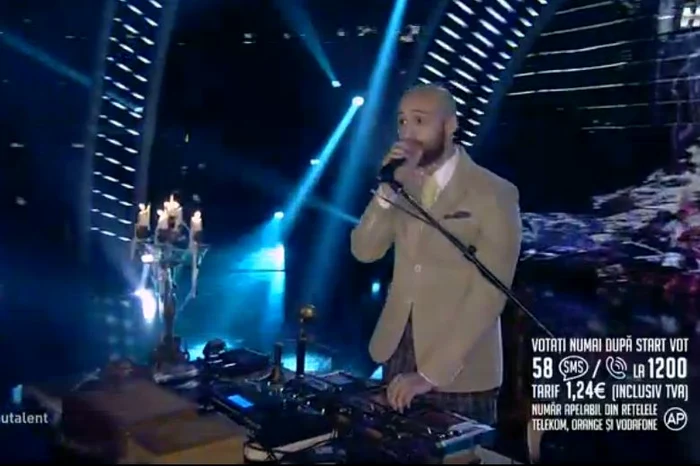 Denis Bolborea a făcut senzaţie la "Românii au talent", semifinala 5 şi a fost votat de juriu pentru premiul de originalitate