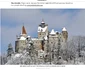 Castelul Bran într-un top mondial al celor mai palpitante aventuri de iarnă Foto standard co uk