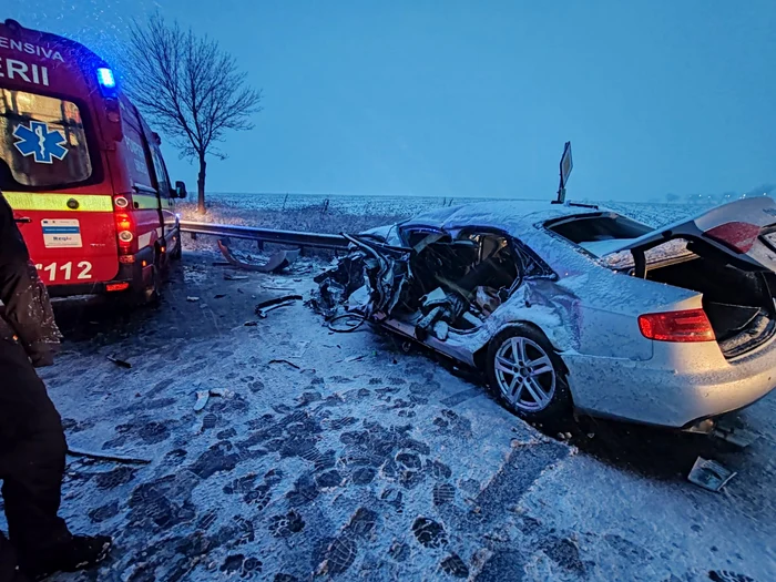 Victimă a fost un tânăr sucevean FOTO ISU Neamț