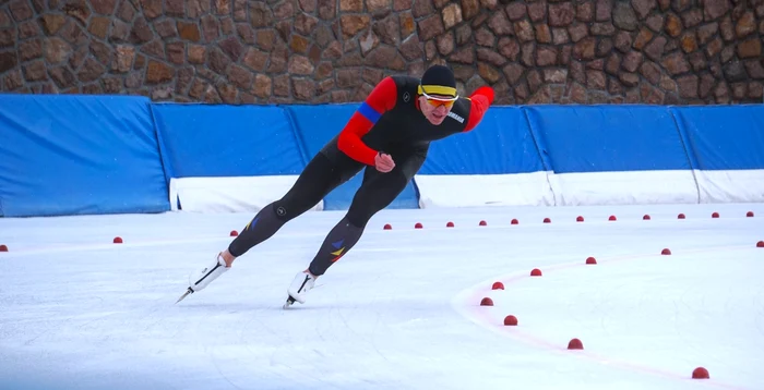 Eduard Nițu, un român în elita patinajului viteză. Foto Arhivă personală