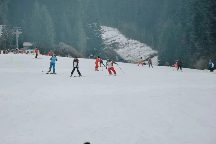 Pârtia din Durău nu are un grad mare de dificultate FOTO DurauPark