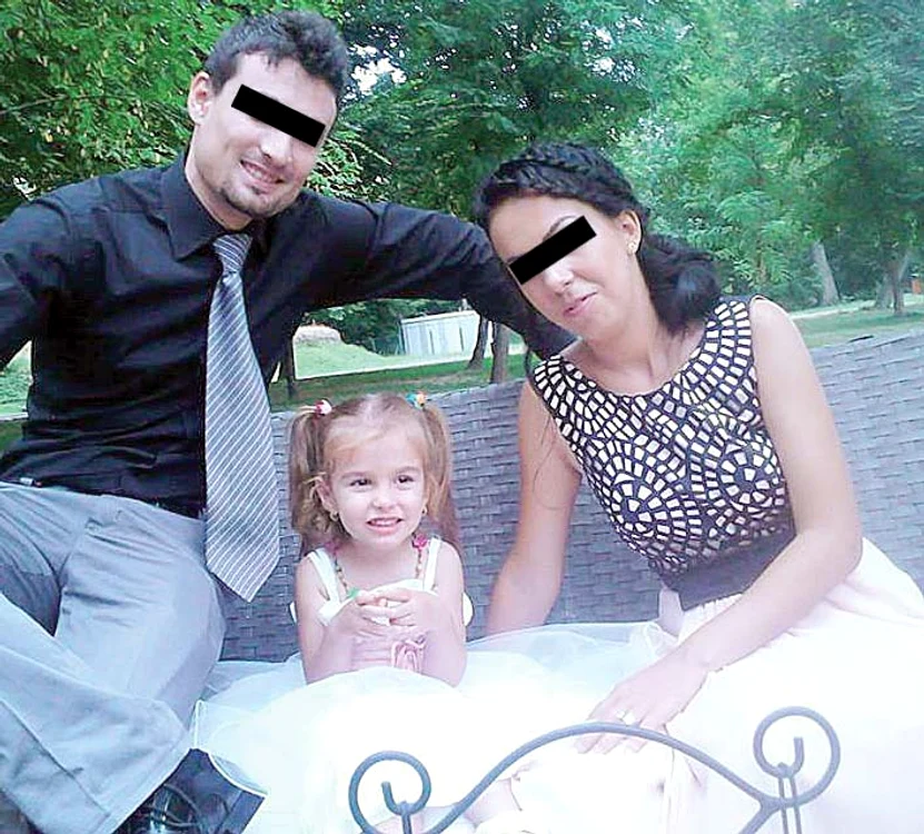 Părinţii fetiţei, Mihai şi Alina, sunt acum în stare de şoc