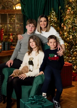 Ela Crăciun, ședință foto de Crăciun foto: arhiva personală