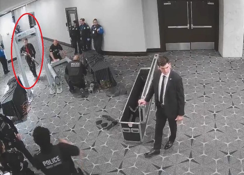Imagini din timpul atacului de la Dineul Corespondenților: filmarea a fost publicată