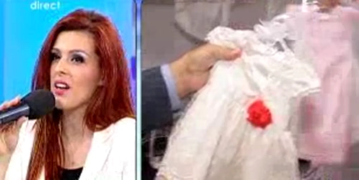 Marcel Toader şi Diana Bişnicu au fost la cumpărături pentru Riana. (captură Antena 1)
