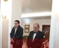 Marius Țeicu și Vasile Muraru, la priveghiul lui Horia Moculescu foto: Click!