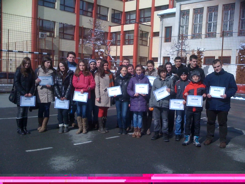 Lotul care a reprezentat Sălajul la concurs FOTO ISJ Sălaj