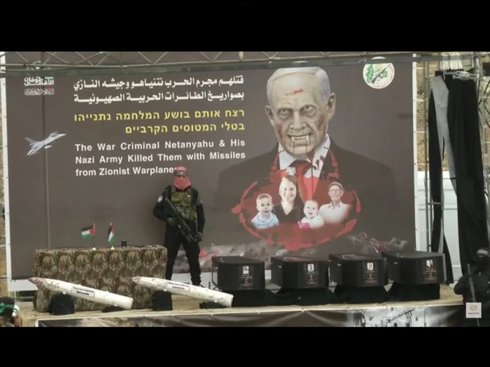 Sicriele ostaticilor israelieni/FOTO:X