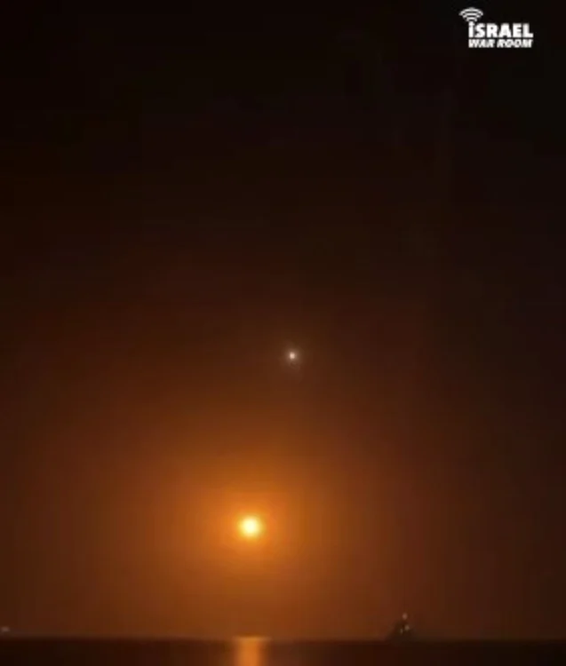 Israelul a desfășurat pentru prima dată versiunea navală a scutului Iron Dome  Foto Captură video Facebook Israel War Room jpg