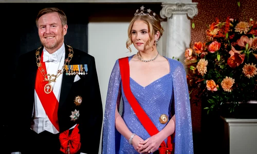 Prințesa Amalia și tatăl său, Regele olandez, GettyImages jpg