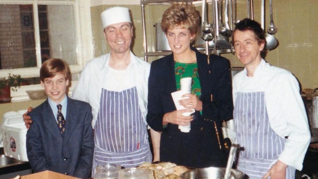 Prințul William și Prințesa Diana în 1993 la adăpostul The Passage FOTO The Passage via BBC  