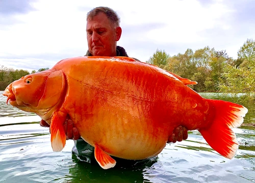 Andy Hackett, alături de captura sa (Foto: Facebook Bluewater Lakes)