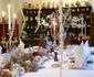 Masa din sufrageria regală de la Castelul Săvârșin decorată pentru Crăciun. FOTO: Daniel Angelescu, Casa Majestății Sale