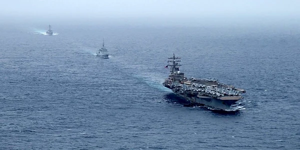 Portavionul USS Ronald Reagan FOTO AFP