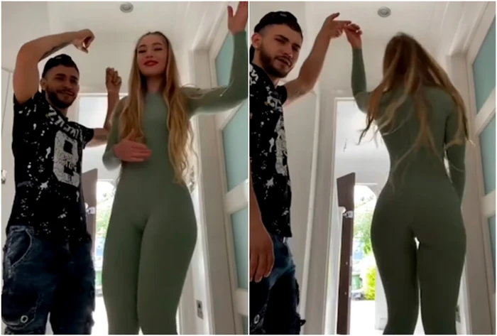 Românul s-a filmat în casa victimei FOTO Captură video
