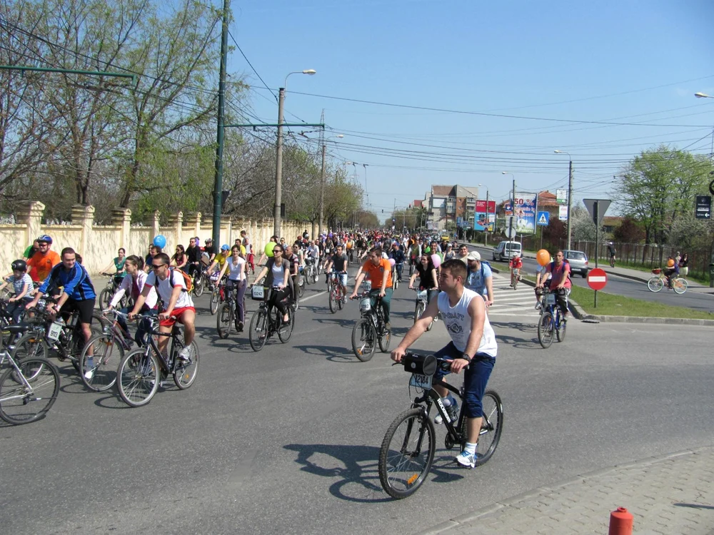 Pedalarea de primăvară la Timişoara