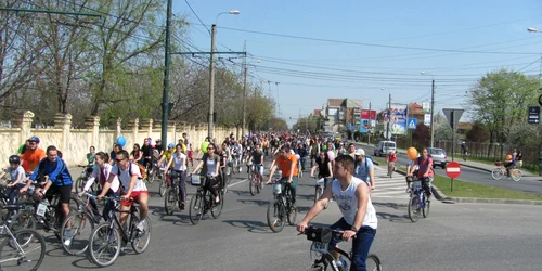 Pedalarea de primăvară la Timişoara
