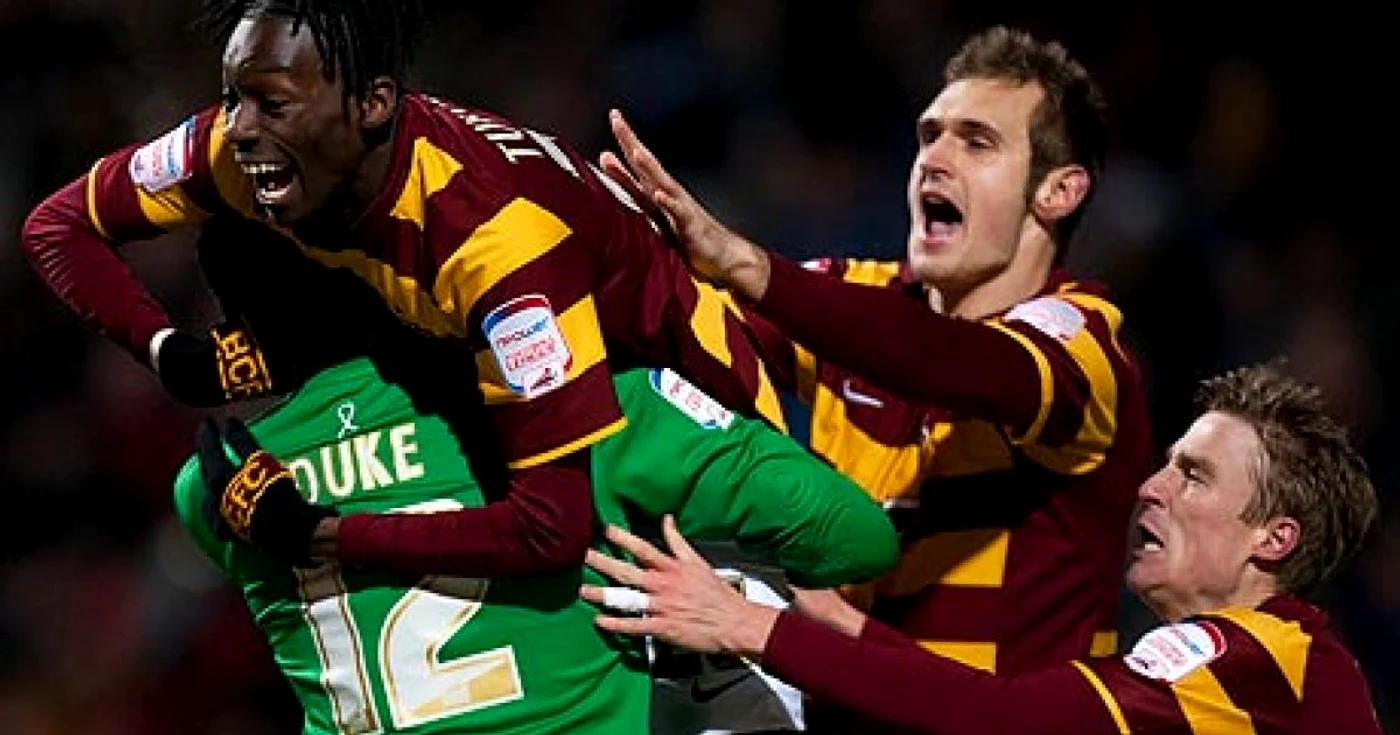 Bradford City, finalistă în Cupa Ligii Angliei FOTO guardian.co.uk