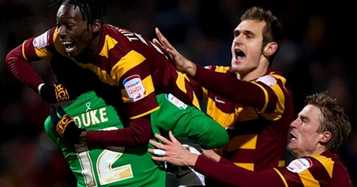 Bradford City, finalistă în Cupa Ligii Angliei FOTO guardian.co.uk