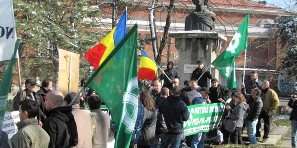 Marş Noua Dreaptă la Timişoara