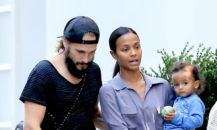 Exclusive Zoe Saldana & Marco Perego Out In Beverly Hills jpeg